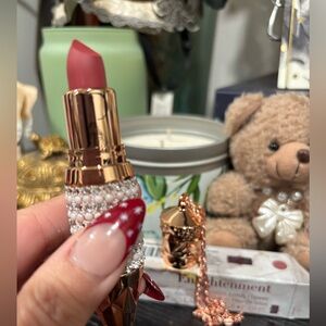 ENLIGHTENMENT 
LA PRESTIGE DIAMOND Velvet Lipstick Lotus Flower. NIB